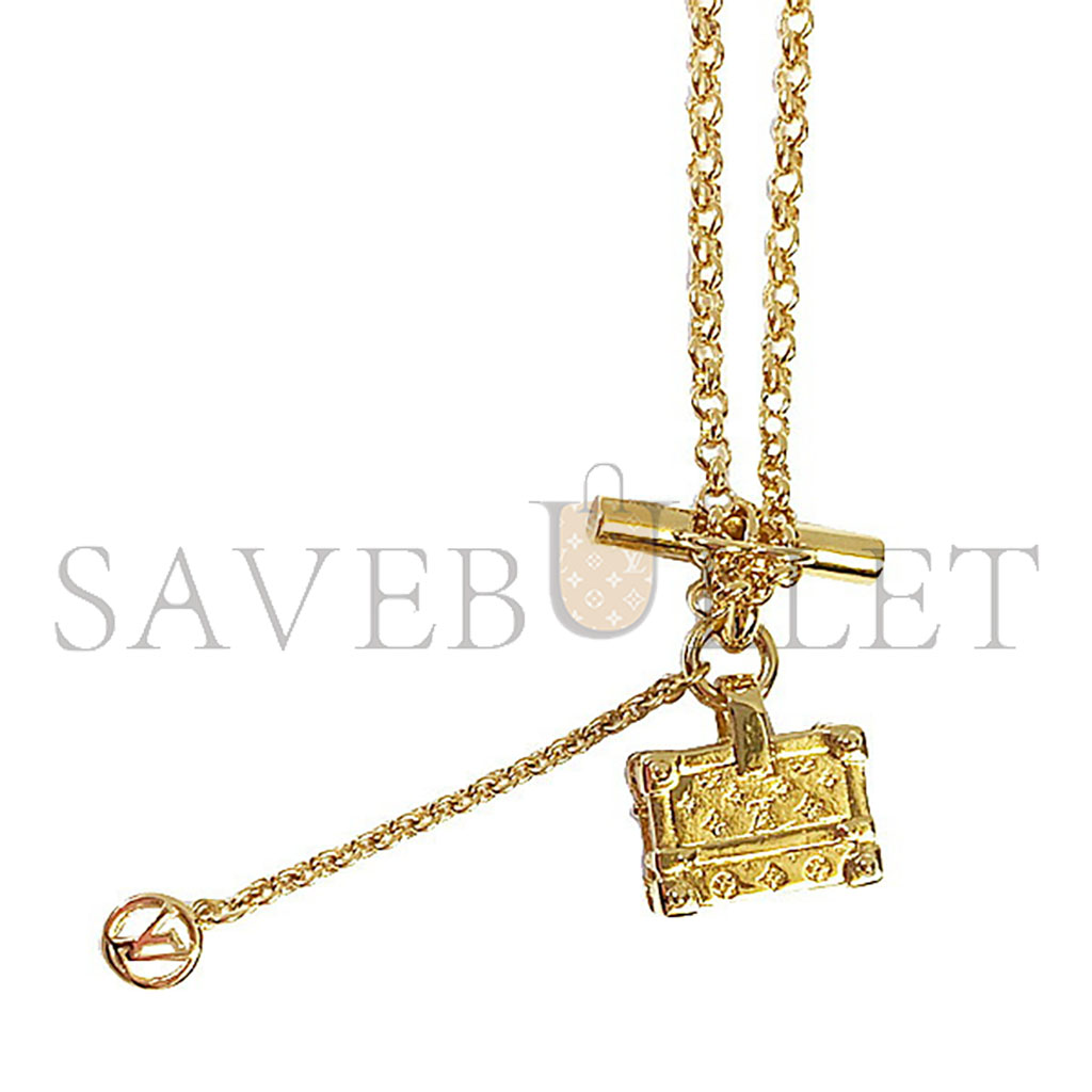 LOUIS VUITTON PETITE MALLE NECKLACE M00568